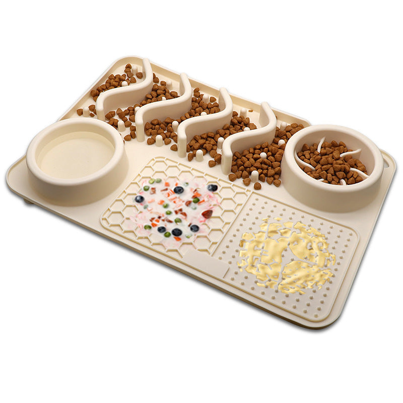 Dog Anxiety Relief Silicone Lick Mat – Slow Feeder & Dental Care Pad