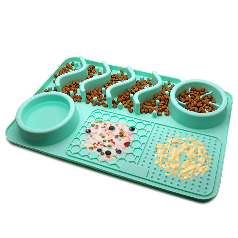 Dog Anxiety Relief Silicone Lick Mat – Slow Feeder & Dental Care Pad