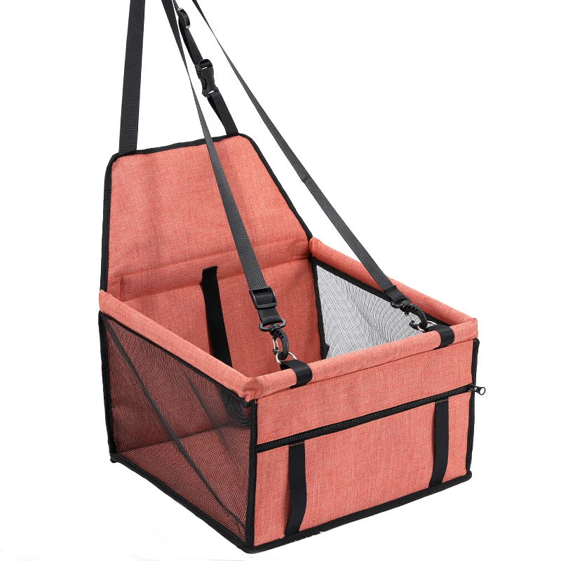 Premium Pet Car Seat with Safety Straps - The Canine Cart