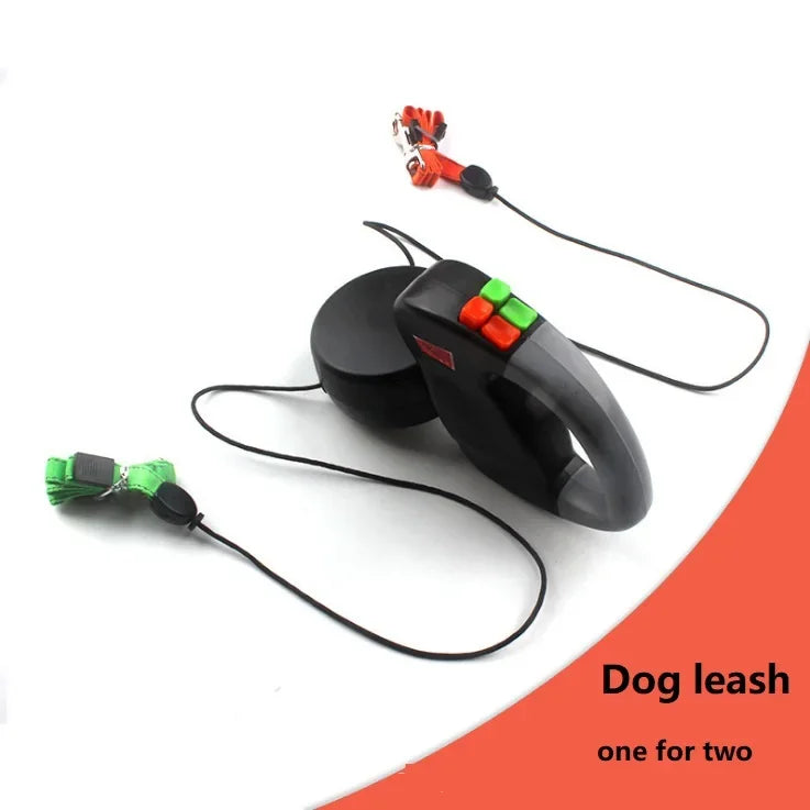 Tangle-Free Dual leash for Two Dogs - The Canine Cart