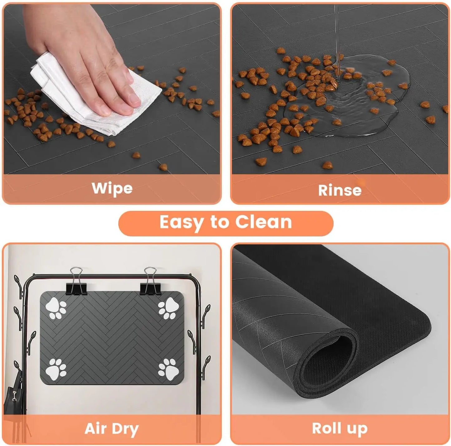 Waterproof Pet Feeding Mat for Dogs - The Canine Cart