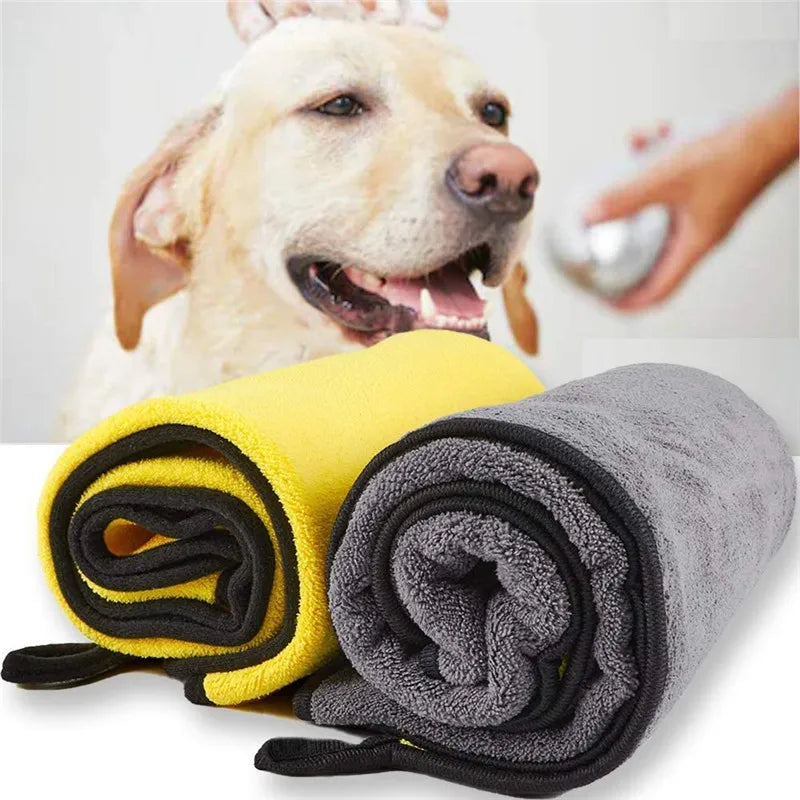 Soft Microfiber Dog Bath Towel - The Canine Cart