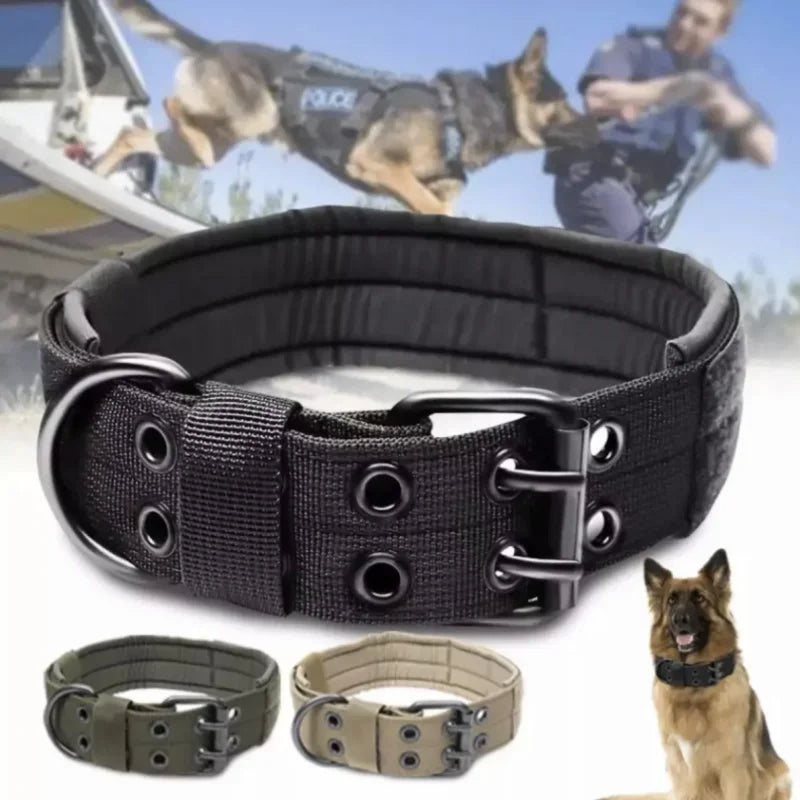 Reflective Tactical Dog Collar - The Canine Cart