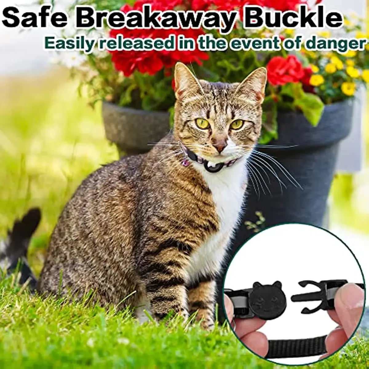 Reflective Dog Collar with Apple AirTag - The Canine Cart
