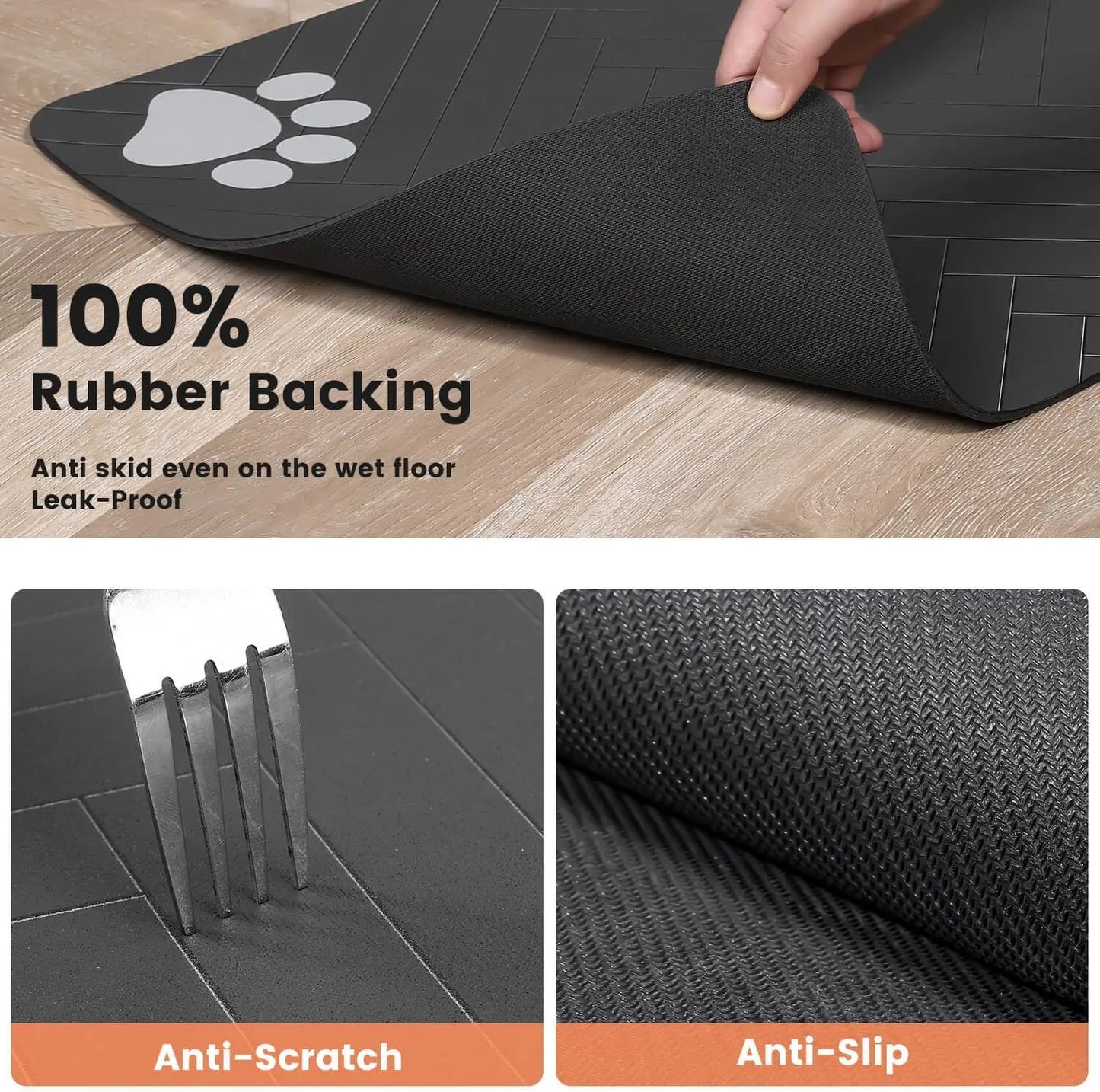 Waterproof Pet Feeding Mat for Dogs - The Canine Cart