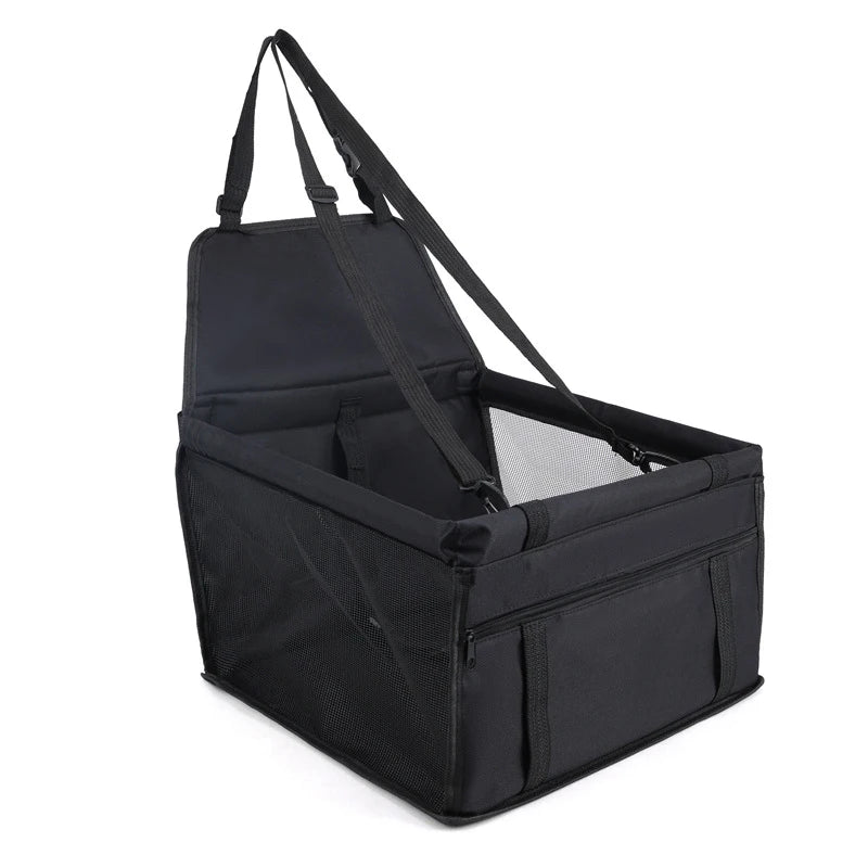 Premium Pet Car Seat with Safety Straps - The Canine Cart
