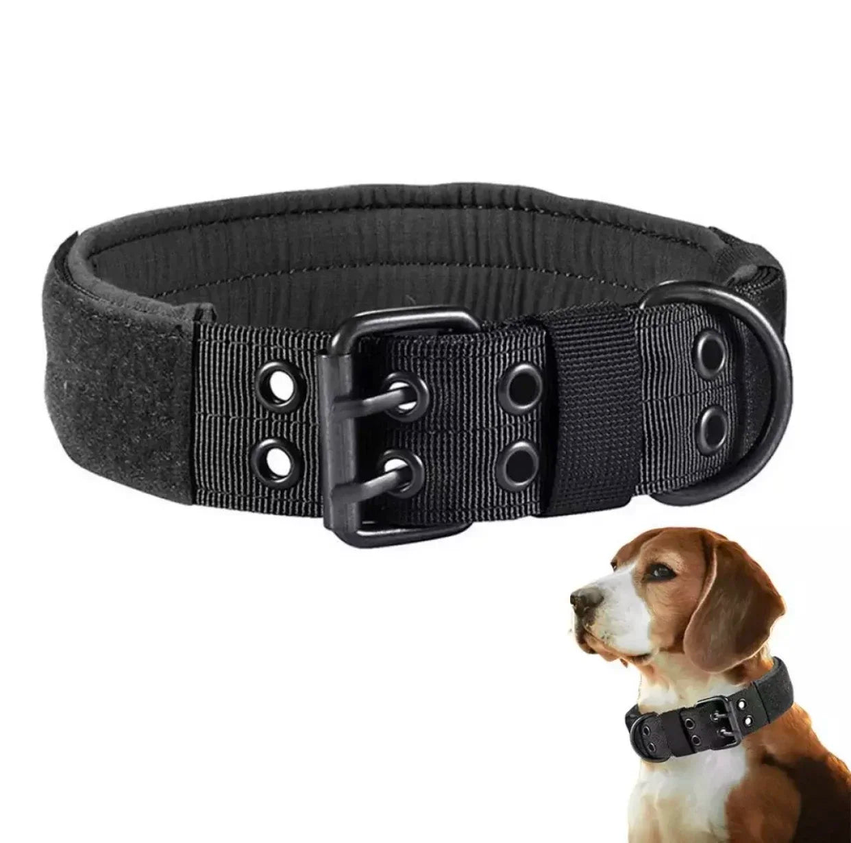 Reflective Tactical Dog Collar - The Canine Cart
