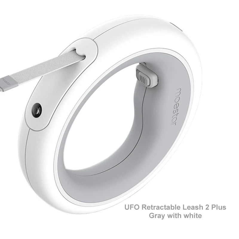 UFO Retractable Dual Leash with LED Light - The Canine Cart