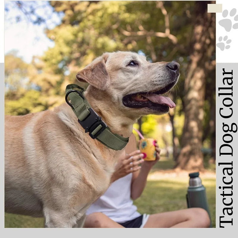 Tactical & Adjustable Dog Collar - The Canine Cart