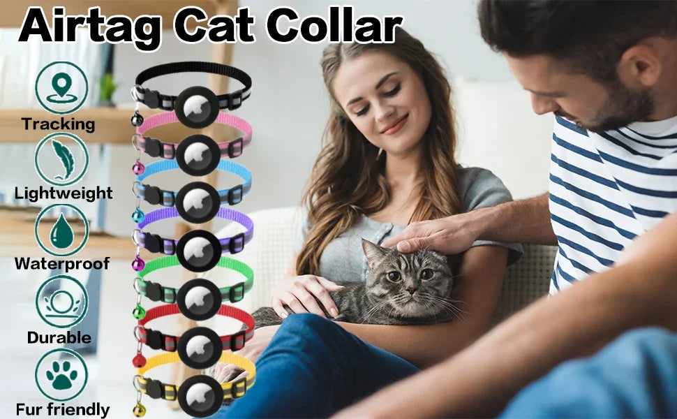 Reflective Dog Collar with Apple AirTag - The Canine Cart