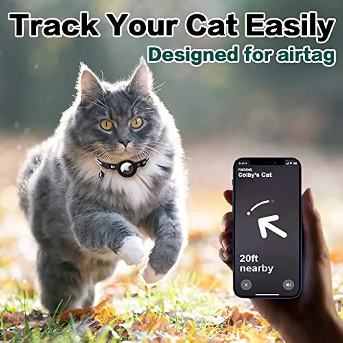 Reflective Dog Collar with Apple AirTag - The Canine Cart