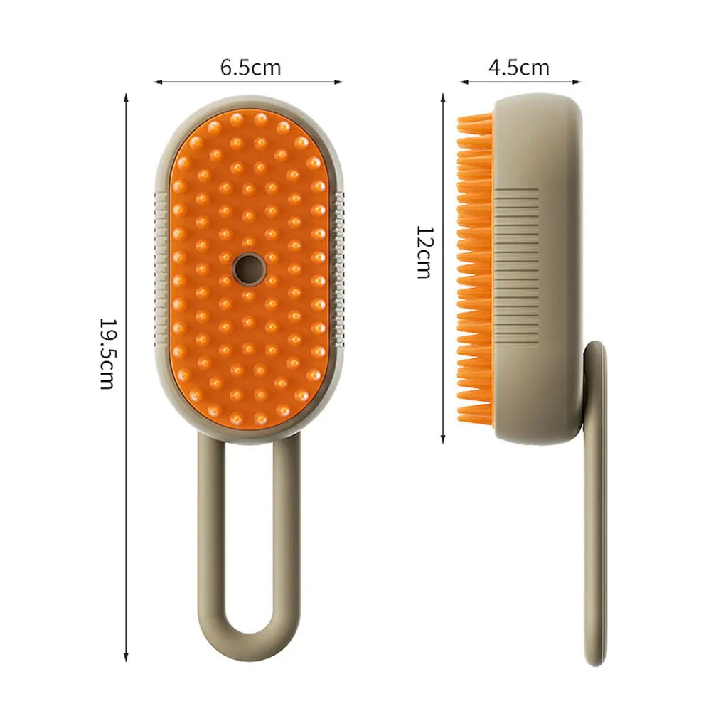 3-in-1 Electric Steam Brush for Dogs - The Canine Cart