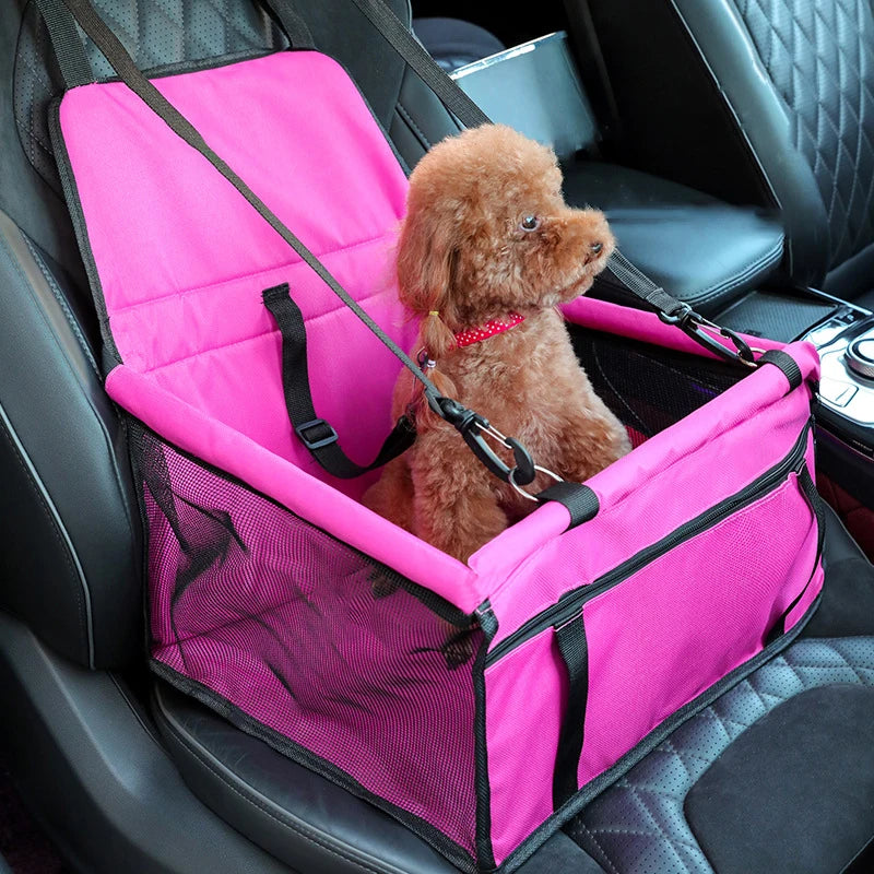 Premium Pet Car Seat with Safety Straps - The Canine Cart