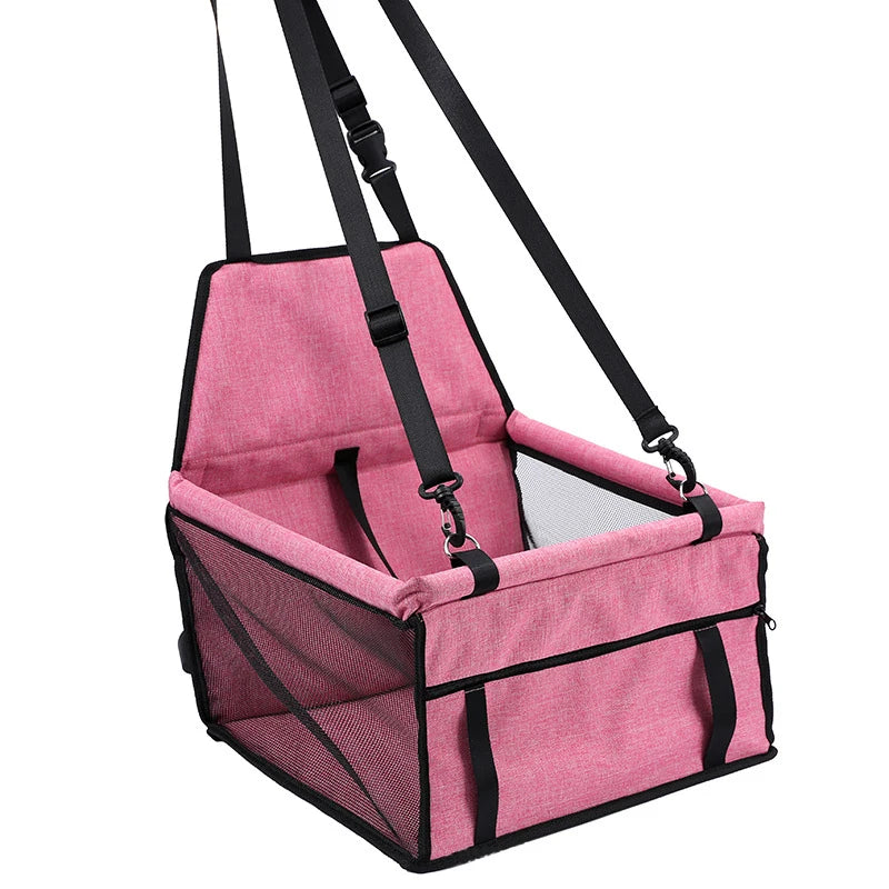 Premium Pet Car Seat with Safety Straps - The Canine Cart