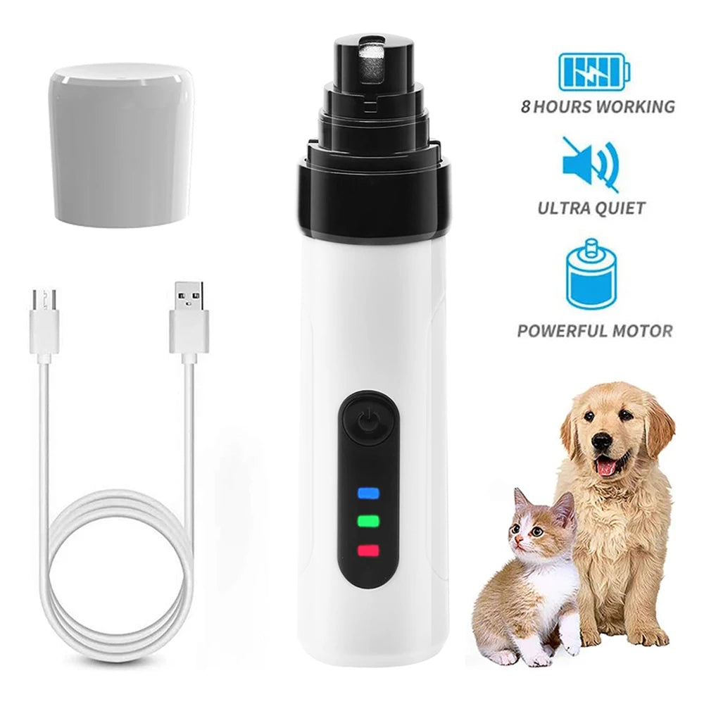 Rechargeable Electric Dog Nail Grinder - The Canine Cart