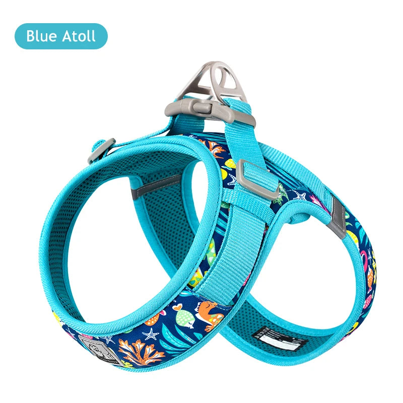 Adjustable Floral Dog Harness - The Canine Cart