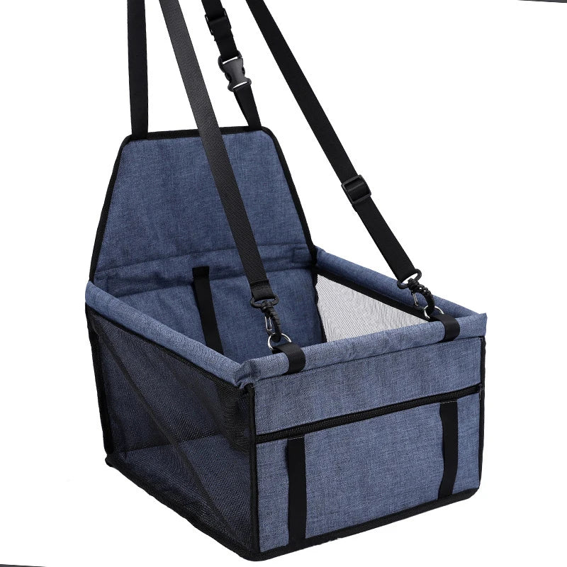 Premium Pet Car Seat with Safety Straps - The Canine Cart