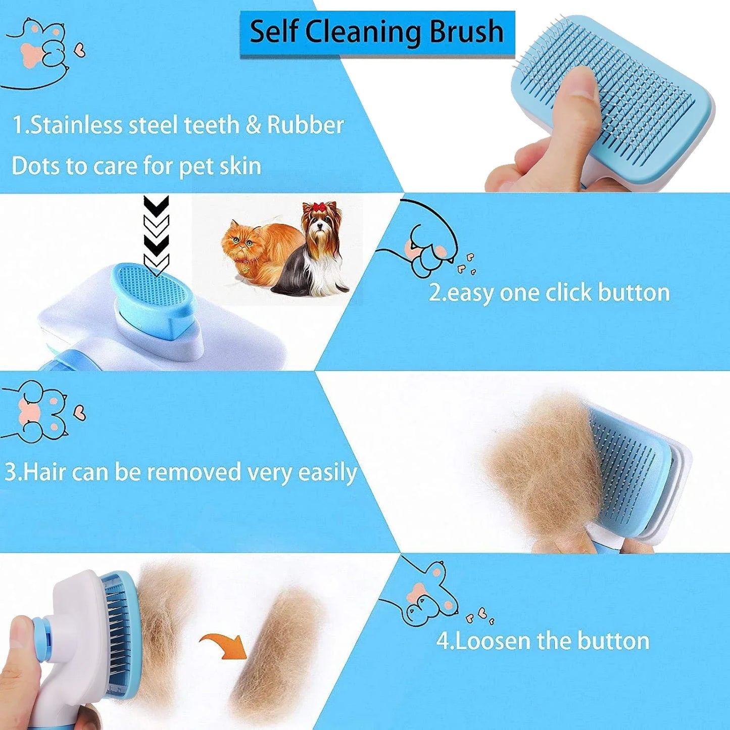 Hair Remover Brush for Dogs - The Canine Cart