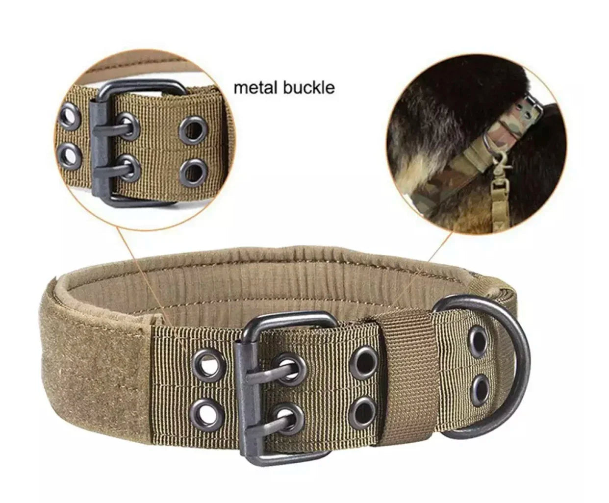 Reflective Tactical Dog Collar - The Canine Cart