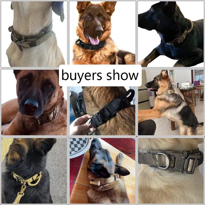 Tactical & Adjustable Dog Collar - The Canine Cart