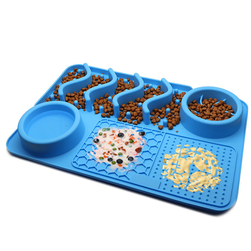 Dog Anxiety Relief Silicone Lick Mat – Slow Feeder & Dental Care Pad