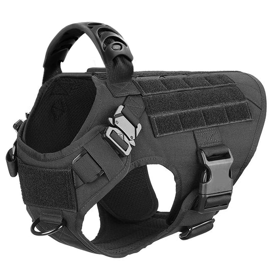 Tactical Dog Harness with Molle Pouches - The Canine Cart