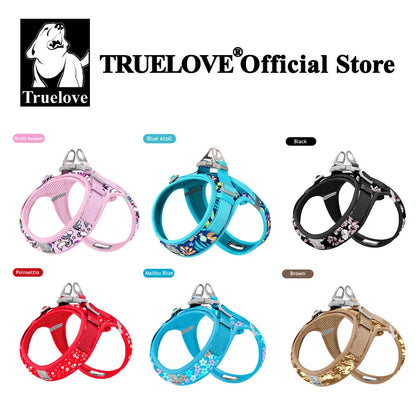 Adjustable Floral Dog Harness - The Canine Cart