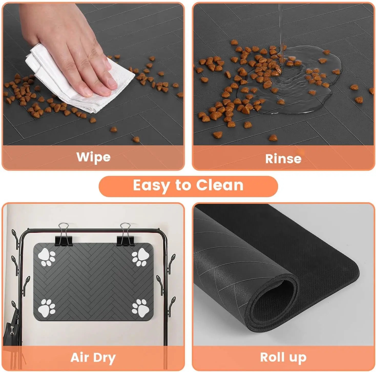 Waterproof Pet Feeding Mat for Dogs - The Canine Cart