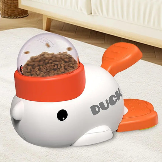 Interactive Cartoon Duck Puzzle Feeder Toy for Dogs - The Canine Cart