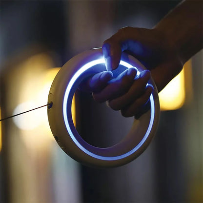 UFO Retractable Dual Leash with LED Light - The Canine Cart