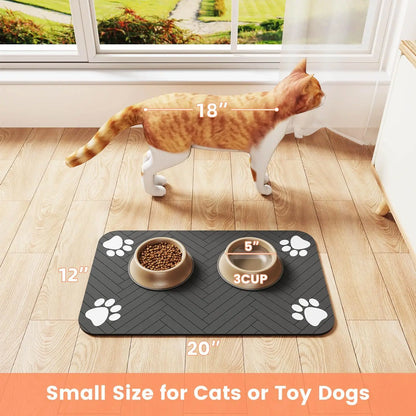 Waterproof Pet Feeding Mat for Dogs - The Canine Cart