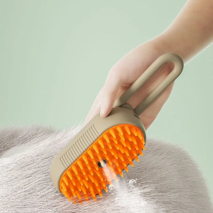 3-in-1 Electric Steam Brush for Dogs - The Canine Cart