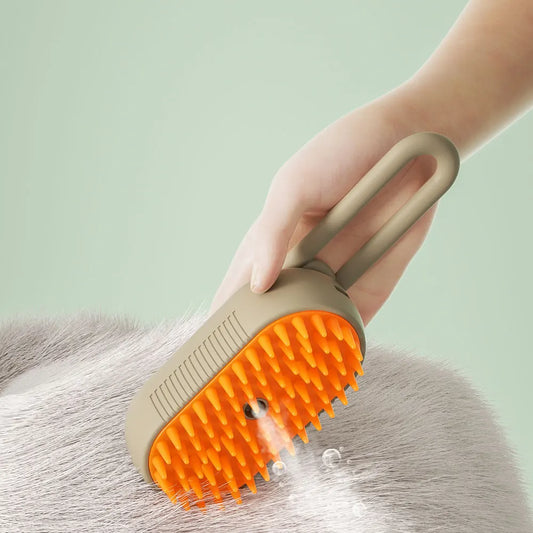 3-in-1 Electric Steam Brush for Dogs - The Canine Cart