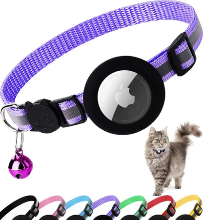 Reflective Dog Collar with Apple AirTag - The Canine Cart