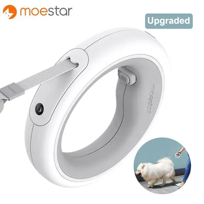 UFO Retractable Dual Leash with LED Light - The Canine Cart