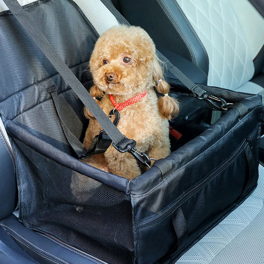 Premium Pet Car Seat with Safety Straps - The Canine Cart