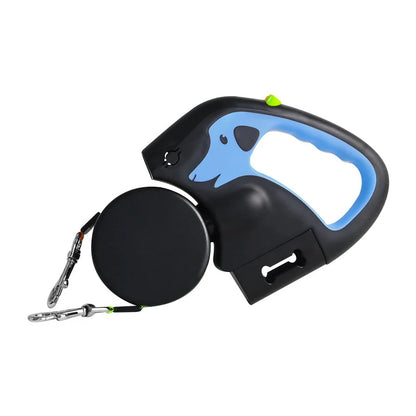 Retractable Dual Leash with LED Flashlight - The Canine Cart