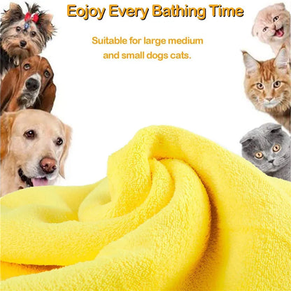 Soft Microfiber Dog Bath Towel - The Canine Cart