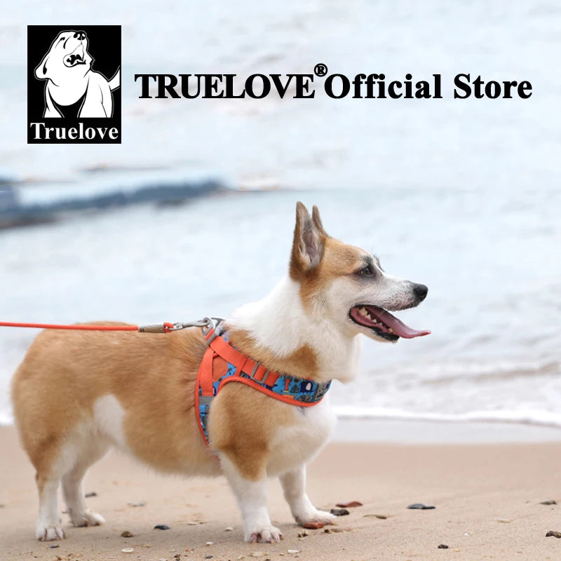 Adjustable Floral Dog Harness - The Canine Cart
