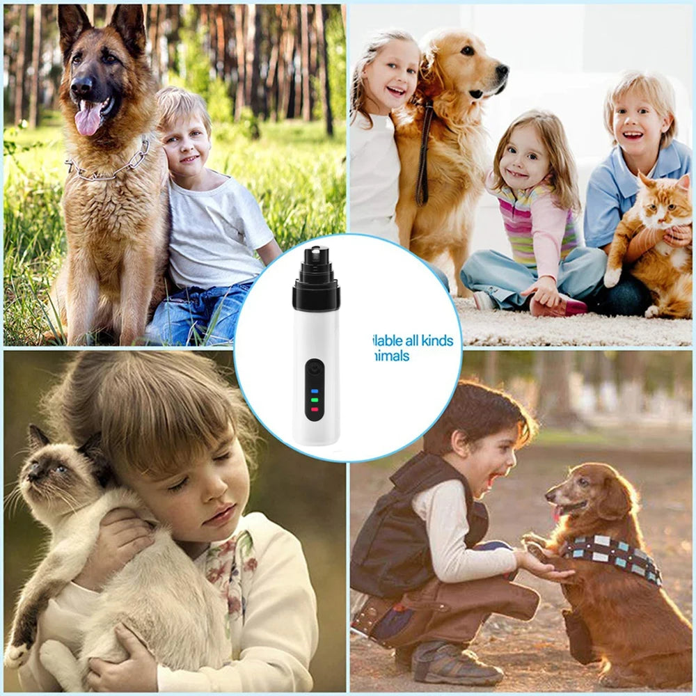 Rechargeable Electric Dog Nail Grinder - The Canine Cart