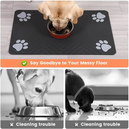 Waterproof Pet Feeding Mat for Dogs - The Canine Cart